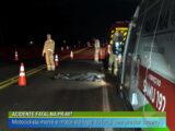 ACIDENTE FATAL NA PR-487: Motociclista morre e motorista foge do local sem prestar socorro