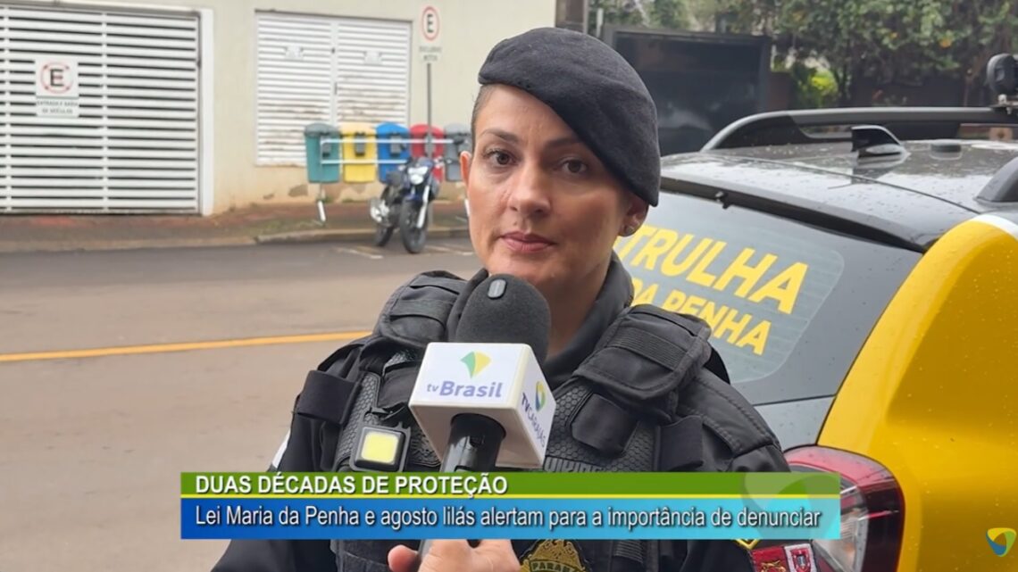 DUAS DÉCADAS DE PROTEÇÃO:LEI MARIA DA PENHA E AGOSTO LILÁS ALERTA A IMPORTÂNCIA DE DENUNCIAR