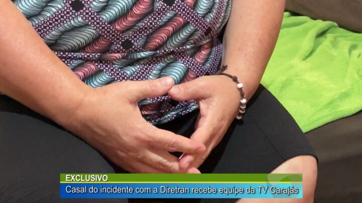 EXCLUSIVO: CASAL DO INCIDENTE COM O DIRETRAN RECEBE EQUIPE DA TV CARAJÁS