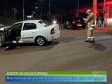 MOTORISTA FOGE DO LOCAL COM 2 CRIANÇAS APÓS COLISÃO ENTRE DOIS VEÍCULOS