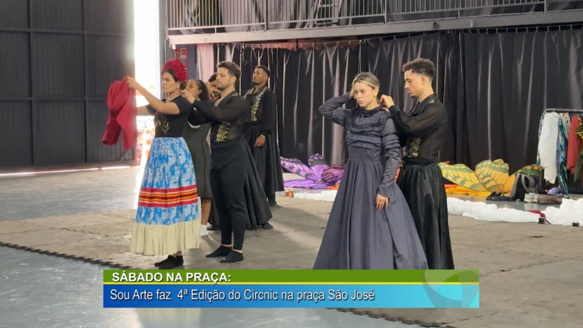 SÁBADO NA PRAÇA: SOU ARTE FAZ 4ª EDIÇÃO DO CIRCNIC NA PRAÇA SÃO JOSÉ