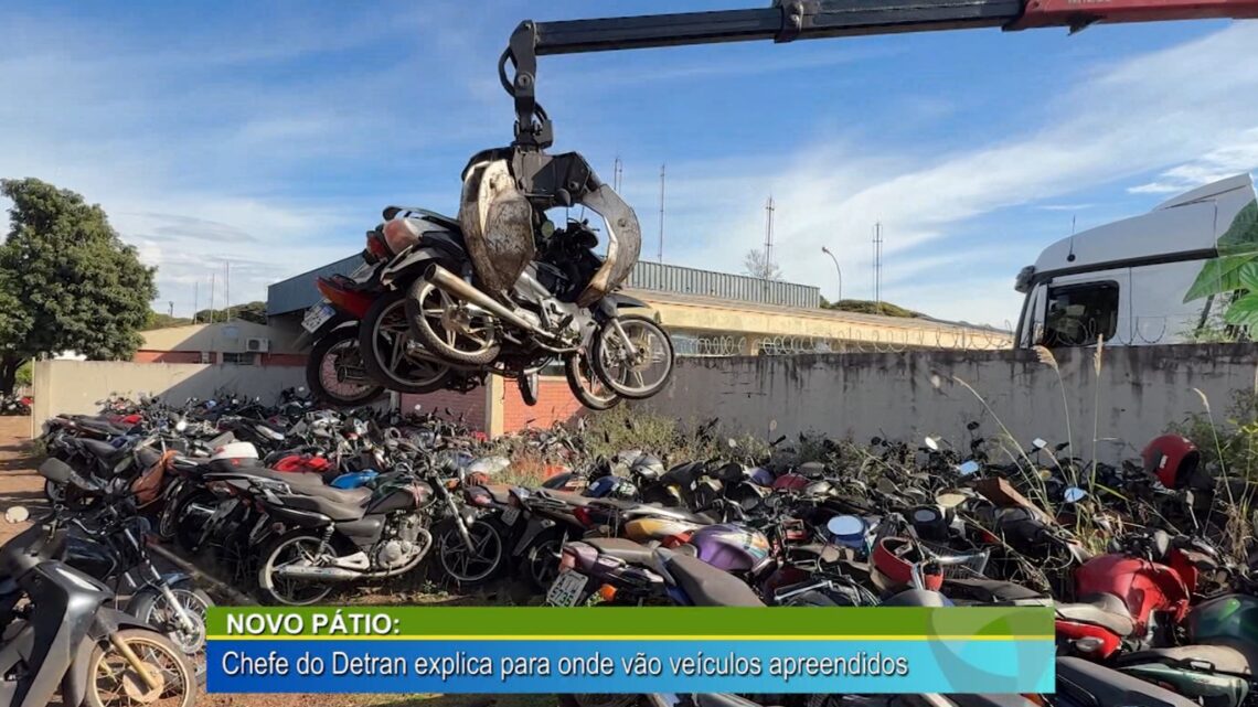 NOVO PÁTIO: CHEFE DO DETRAN EXPLICA PARA ONDE VÃO VEÍCULOS APREENDIDOS