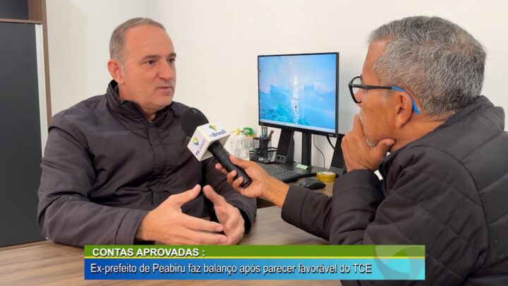 CONTAS APROVADAS: EX-PREFEITO DE PEABIRU FAZ BALANÇO APÓS PARECER FAVORÁVEL DO TCE
