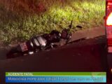 ACIDENTE FATAL: MOTOCICLISTA MORRE APÓS COLISÃO FRONTAL COM CARRO NA PR-558