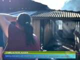INCÊNDIO EM RESIDÊNCIA: CASA E DESTRUÍDA POR INCÊNDIO NO JARDIM BANDEIRANTES