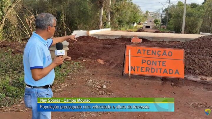 OBRAS DA PONTE: POPULAÇÃO PREOCUPADA COM VELOCIDADE E ALTURA DA TRAVESSIA