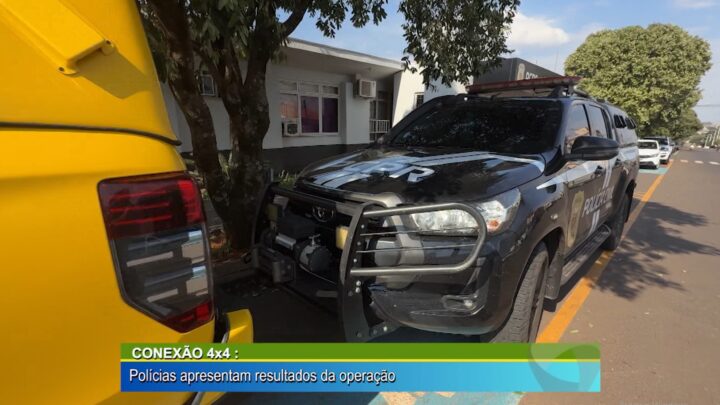 CONEXÃO 4X4: POLÍCIAS APRESENTAM RESULTADOS DA OPERAÇÃO