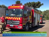 ALARME FALSO: FOGO EM ENTULHOS MOBILIZA CORPO DE BOMBEIROS NO PARQUE INDUSTRIAL 1