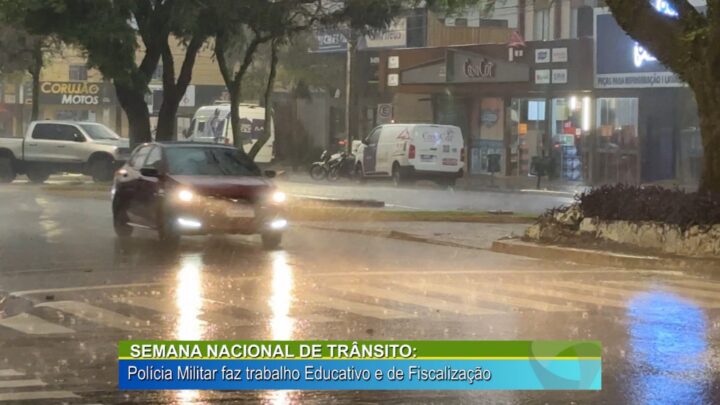 Semana nacional de trânsito, polícia Militar faz trabalho Educativo e de Fiscalização