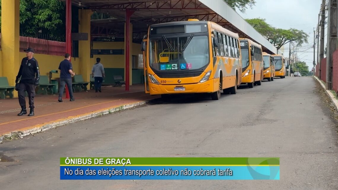 Ônibus de graça, no dia das eleições transporte coletivo não cobrará tarifa