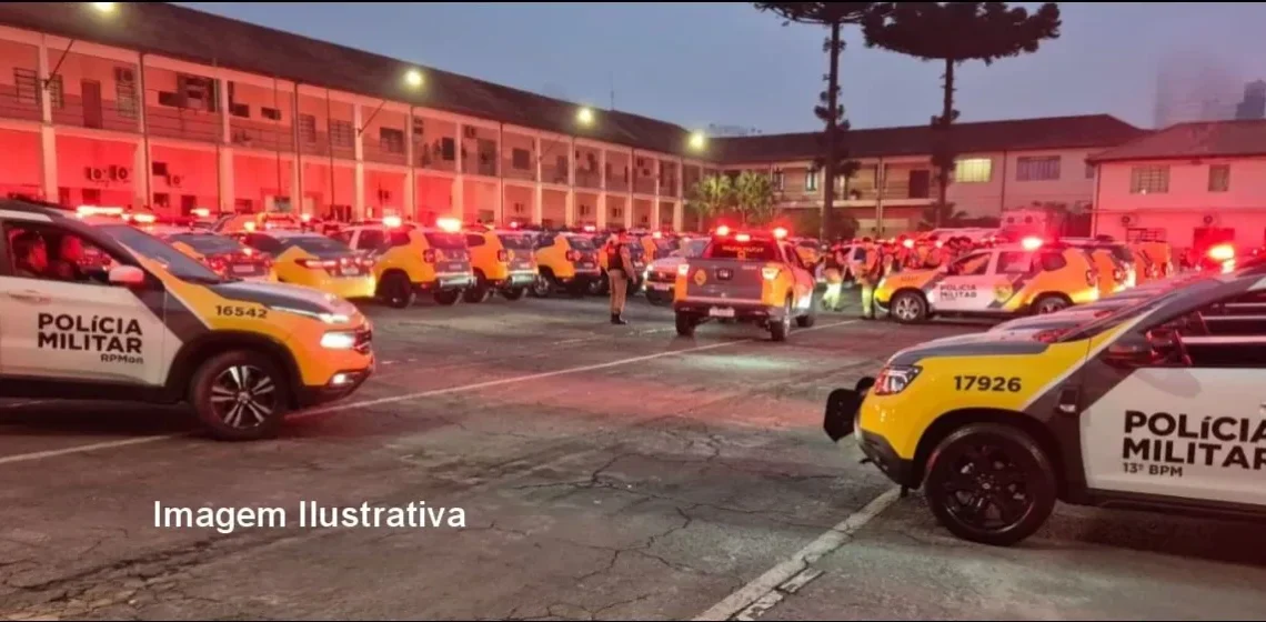 Manhã agitada em Pitanga, a cidade tem a maior operação policial da história.