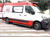 Colisão: idoso fica ferido em acidente entre moto e carro em Campo Mourão.
